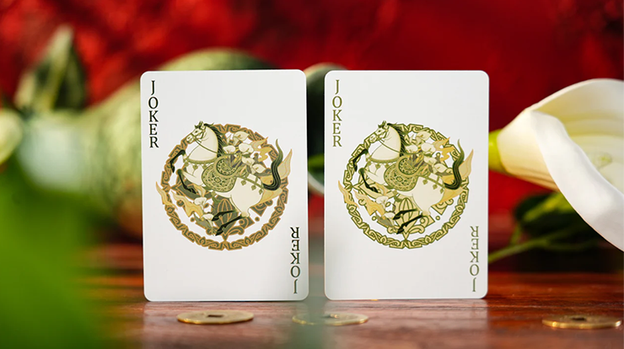 Year of the Horse (Green) Playing Cards by TCC Fashion