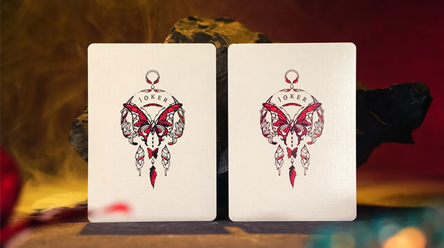 Morpho V2 (Carmine) Playing Cards by TCC Fashion
