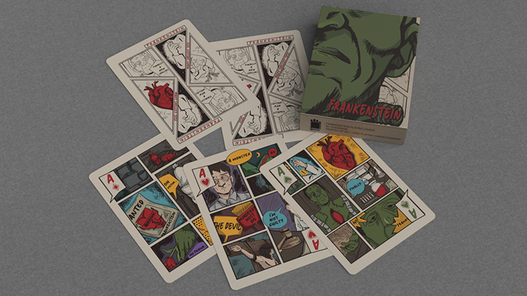 Frankenstein Series Comic Edition (Gilded) Playing Cards