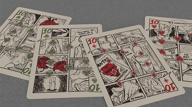 Frankenstein Series Comic Edition (Gilded) Playing Cards