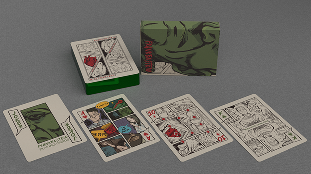 Frankenstein Series Comic Edition (Gilded) Playing Cards