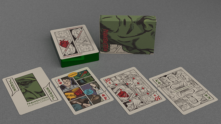 Frankenstein Series Comic Edition (Gilded) Playing Cards