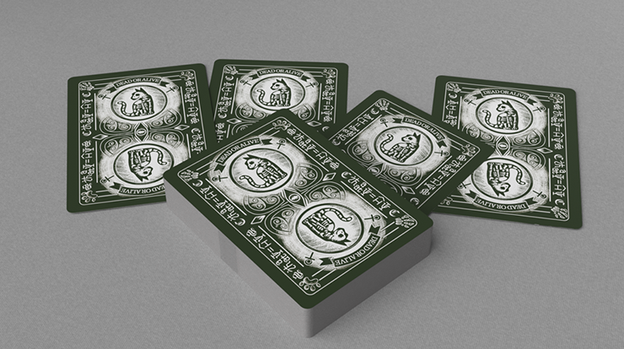 Schrodinger's Cat: Alive Green Edition Playing Cards