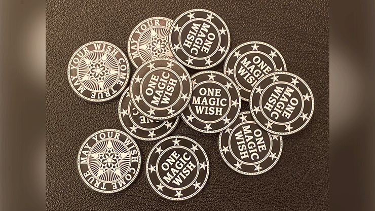 Giveaway Magic Wishing Coins (20 Plastic Coins) by Alan Wong