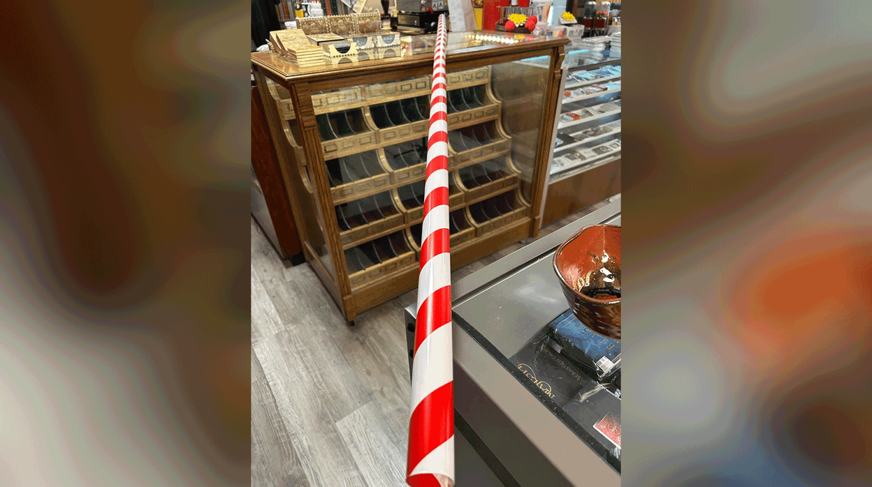 Appearing Candy Cane Red & White - 8 Foot by Big Guys Magic