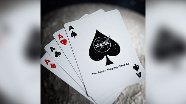 NASA BLACK HOLE "MEATBALL" LOGO PLAYING CARDS