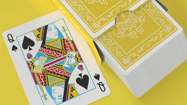 Black Roses Sunny Days Playing Cards