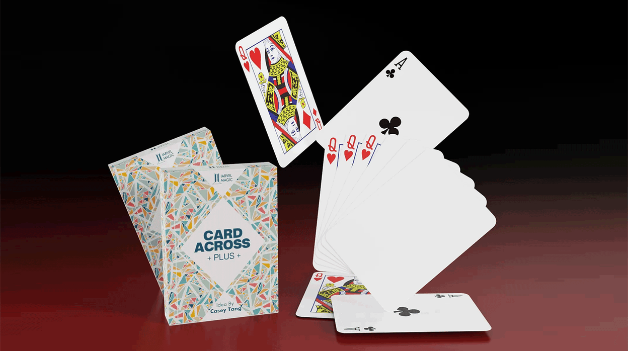 Card Across Plus by IARVEL MAGIC (Red)
