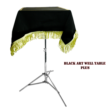 Black Art Table (moving well) - Trick