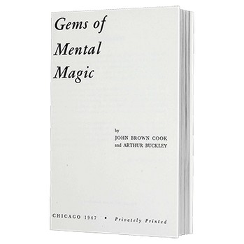 Gems of Mental Magic by Arthur Buckley and The Conjuring Arts Research Center - ebook