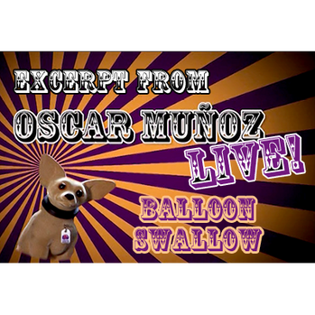 Balloon Swallow by Oscar Munoz (Excerpt from Oscar Munoz Live) - Video Download