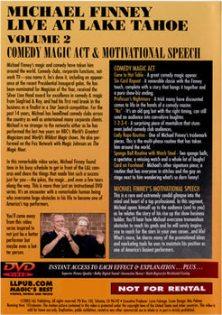 Finney Live at Lake Tahoe Volume 2 by L & L Publishing - DVD