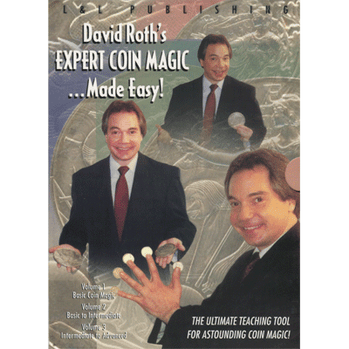 David Roth Expert Coin Magic Made Easy (3 Vol. set) - Video Download