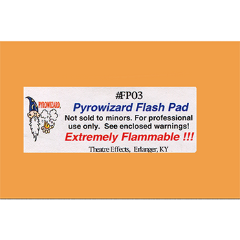 Theatre Effects Pyrowizard™ Flash Paper Sheets - 2"x3" 20 sheets