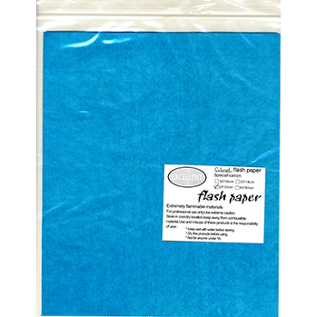 Flash Paper five pack(25x20cm) Blue - Trick