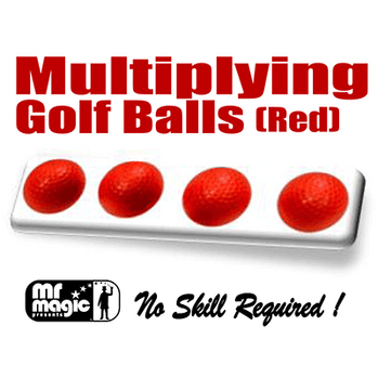 Multiplying Golf Balls (Red) by Mr. Magic - Trick