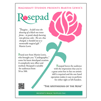 The Rose Pad (complete kit) by Martin Lewis - Trick